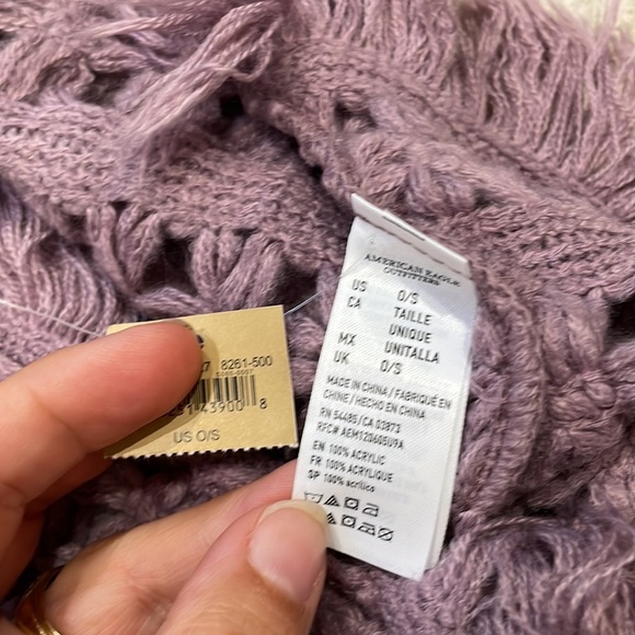 NWT! American Eagle Crocheted Infinity Neck Scarf Muffler Snood - Picture 2 of 5